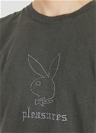 x Playboy Entertainment Pigment Dye T-Shirt in Grey