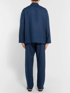 Anderson & Sheppard - Linen Pyjama Set - Blue