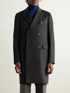 Paul Smith - Double-Breasted Wool and Cashmere-Blend Felt Overcoat - Gray