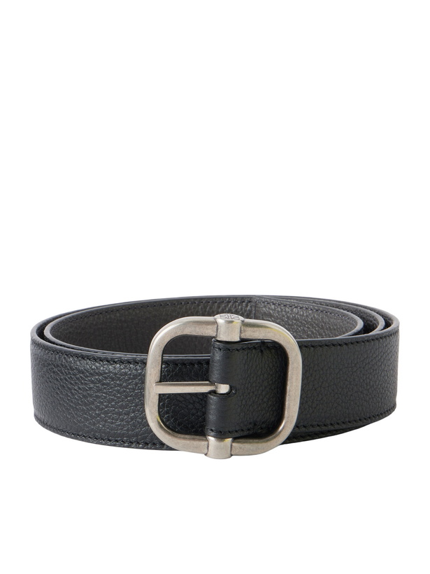 Photo: LOEWE - 3.5cm Reversible Full-Grain Leather Belt - Black