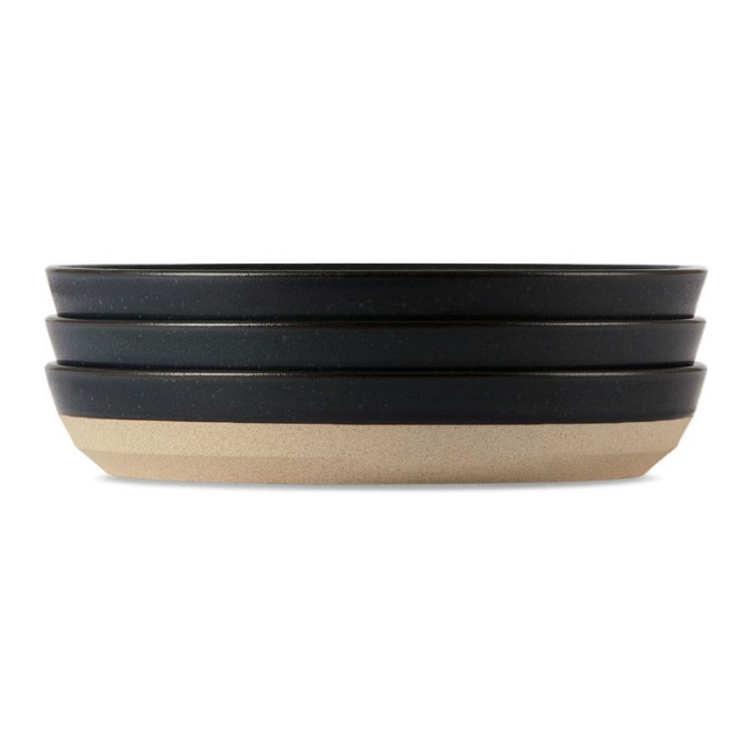 Photo: KINTO Black Ceramic Lab CLK-151 Deep Plate Set, 8 in
