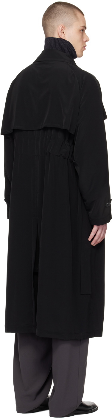 ジャケット・アウター RAINMAKER OVERSIZED TRENCH COAT RAINMAKER KYOTO Black Oversized Trench Coat RAINMAKER KYOTO