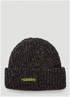Spark Speckled Beanie Hat in Black