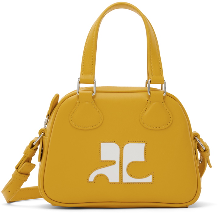 Photo: Courrèges Yellow Mini Leather Bowling Bag