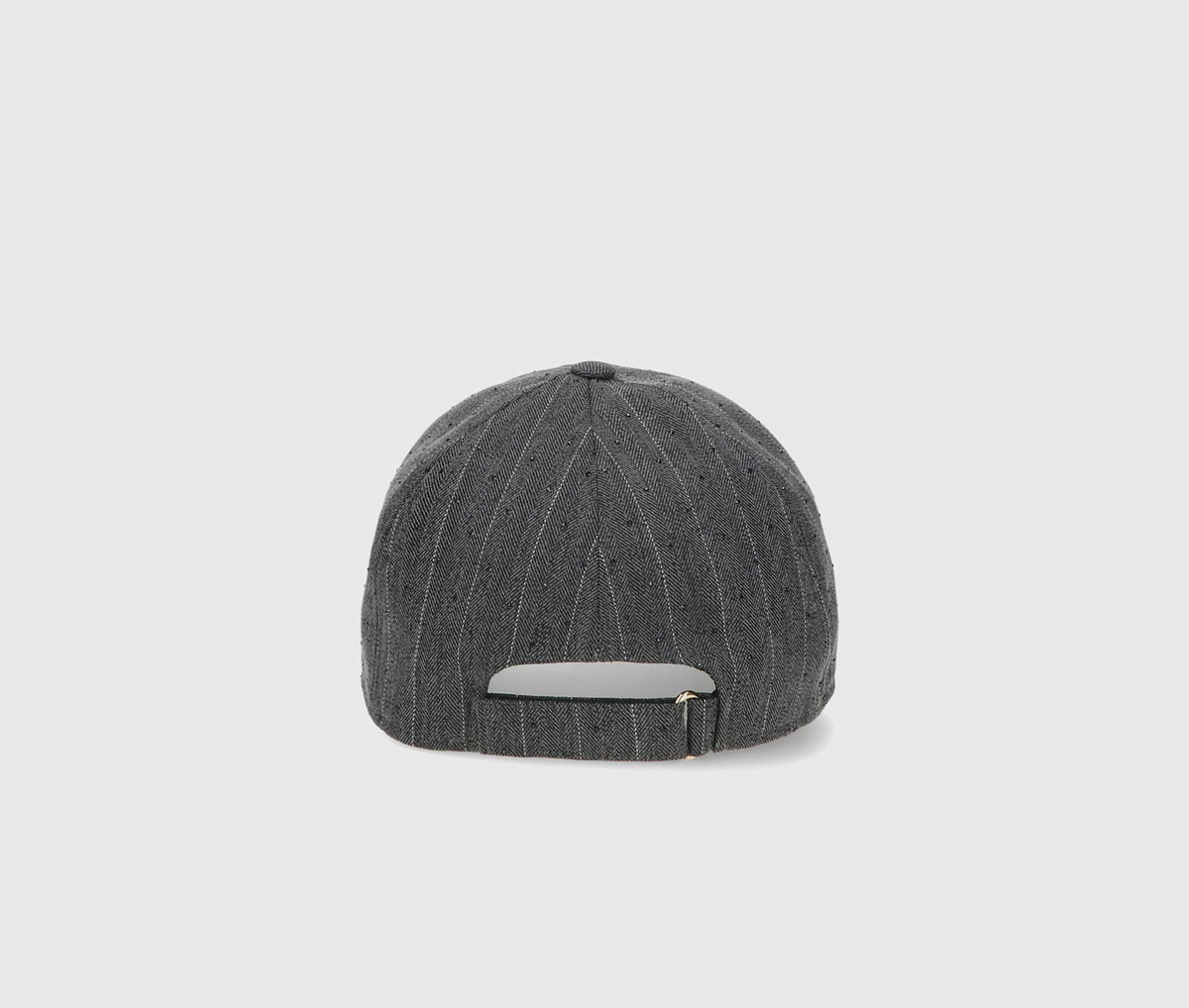 Borsalino Baseball Cap Pinstripe Shiny