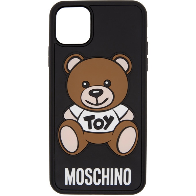 Photo: Moschino Black Toy Bear iPhone 11 Pro Max Case
