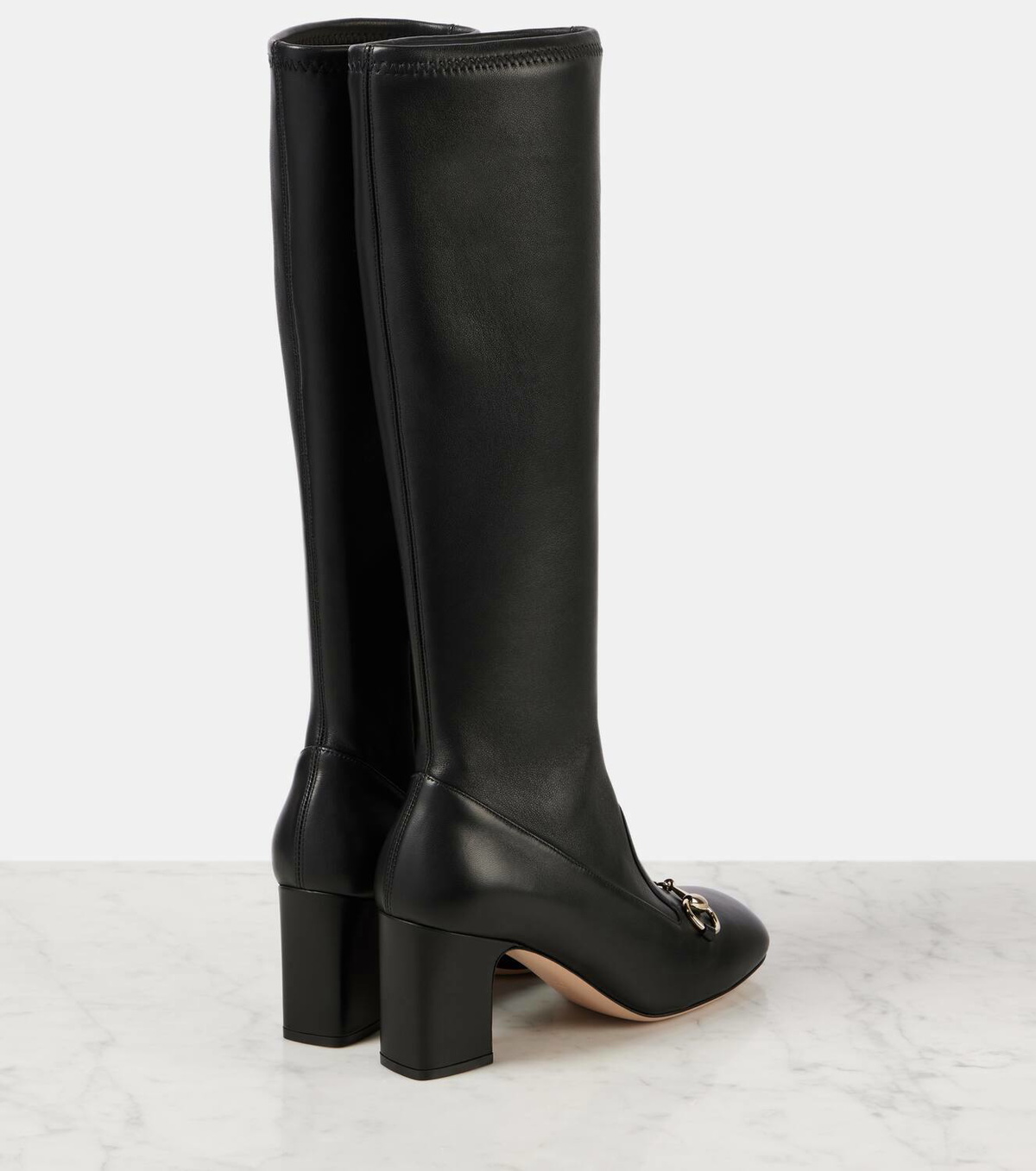 Gucci Horsebit leather knee-high boots Gucci