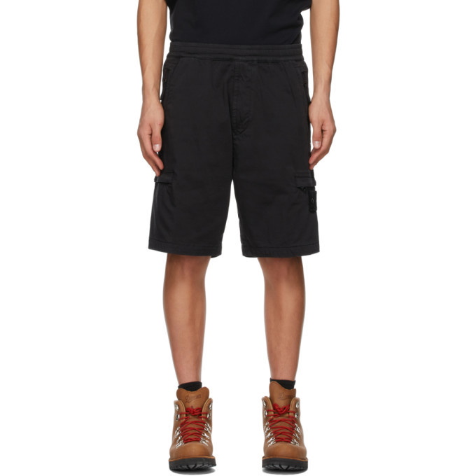 Photo: Stone Island Black Ghost Piece Shorts