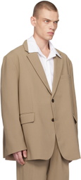 The Frankie Shop Beige Beo Blazer