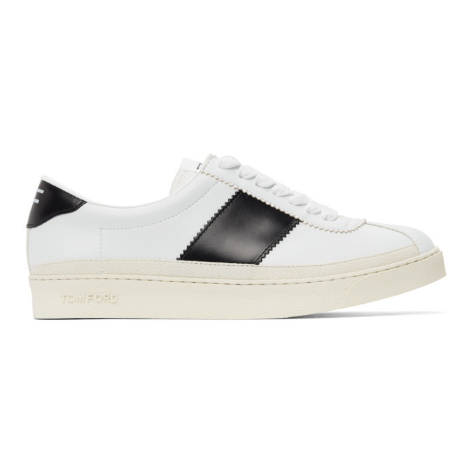 Photo: Tom Ford White and Black Bannister Sneakers