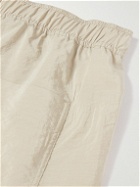 SSAM - Straight-Leg Silk-Blend Trousers - Neutrals