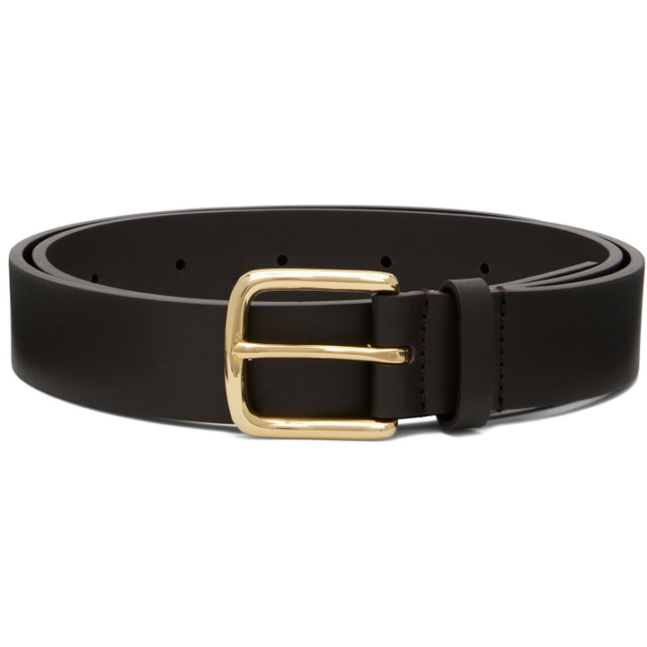 Photo: ssstein Brown Pinned Buckle Classic Leather Belt