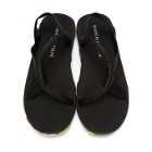 Maison Kitsune Black Chillax Sandals