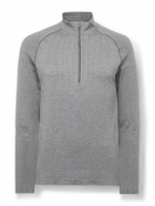 Lululemon - Metal Vent Tech Slim-Fit Stretch-Jersey Half-Zip Top - Gray