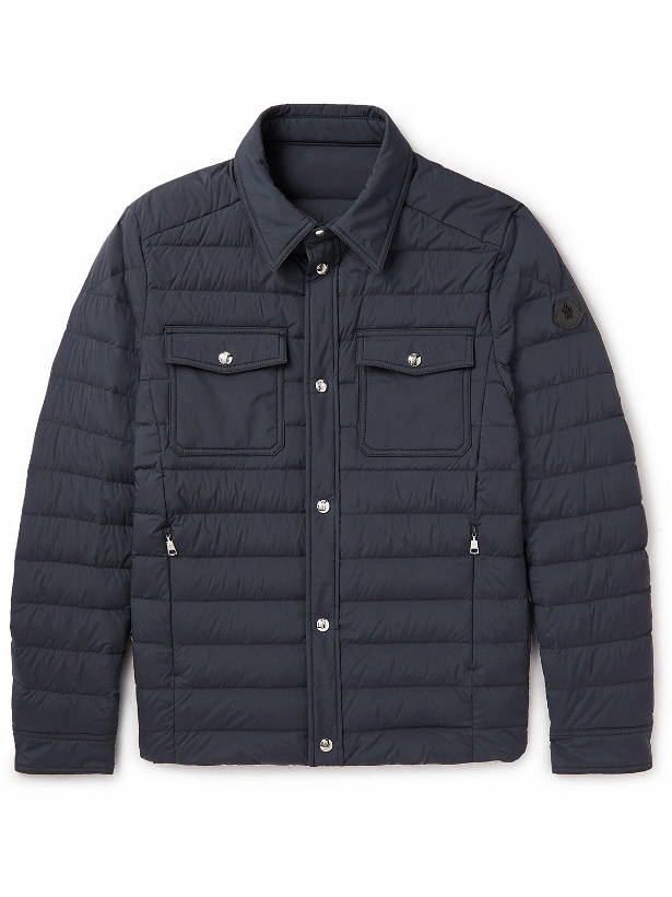 Photo: Moncler - Mauldre Quilted Shell Down Jacket - Blue