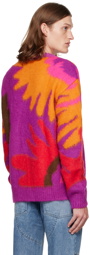 Andersson Bell Purple & Red Flower Sweater