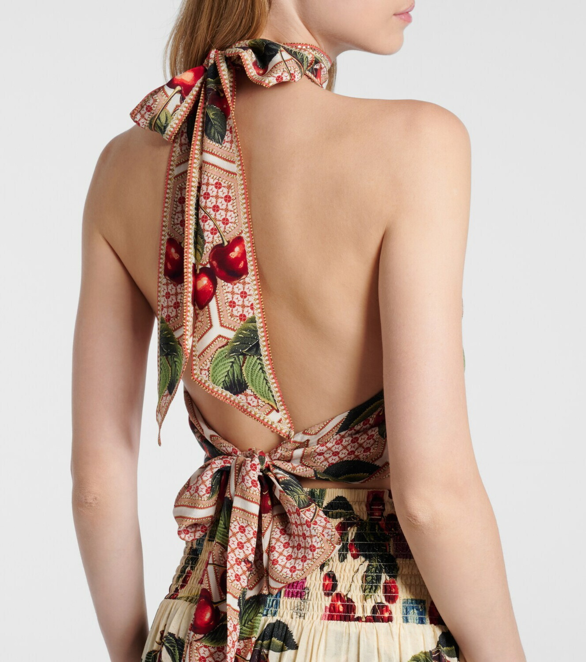Camilla Notes From The Road printed silk top