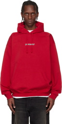 VETEMENTS Red 'Pornstar' Hoodie