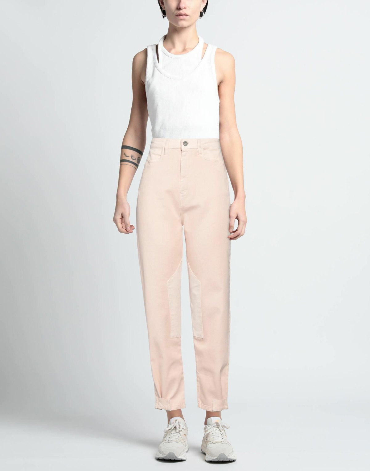 Manila Grace Womens Pants Blush