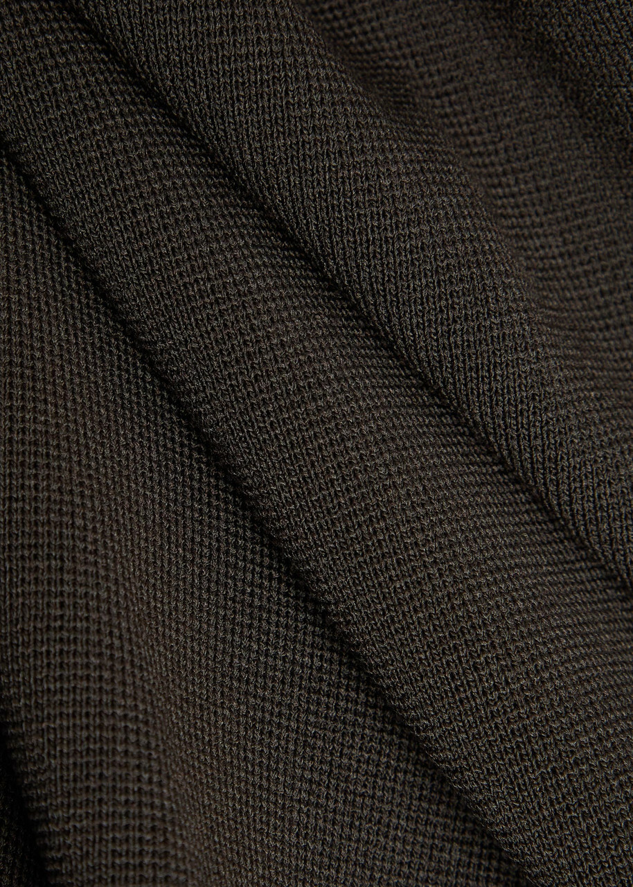 Raith Paco Hybrid Panelled Knit Jacket Dark Green