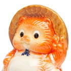 BEAMS JAPAN Fortune Raccoon Dog Piggy Bank in Orange
