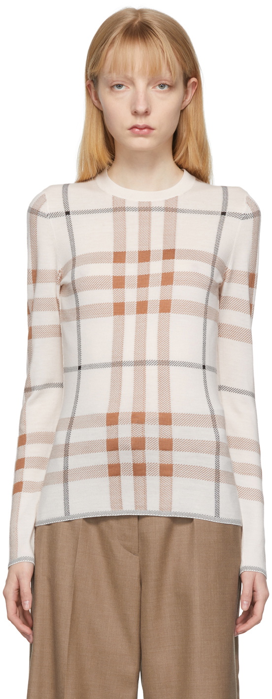 Burberry - Woman - Beige - Sweater