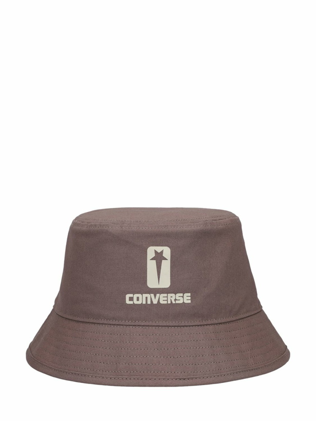 Photo: DRKSHDW X CONVERSE Converse Printed Cotton Bucket Hat