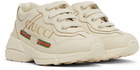 Gucci Baby Off-White Rhyton Sneakers