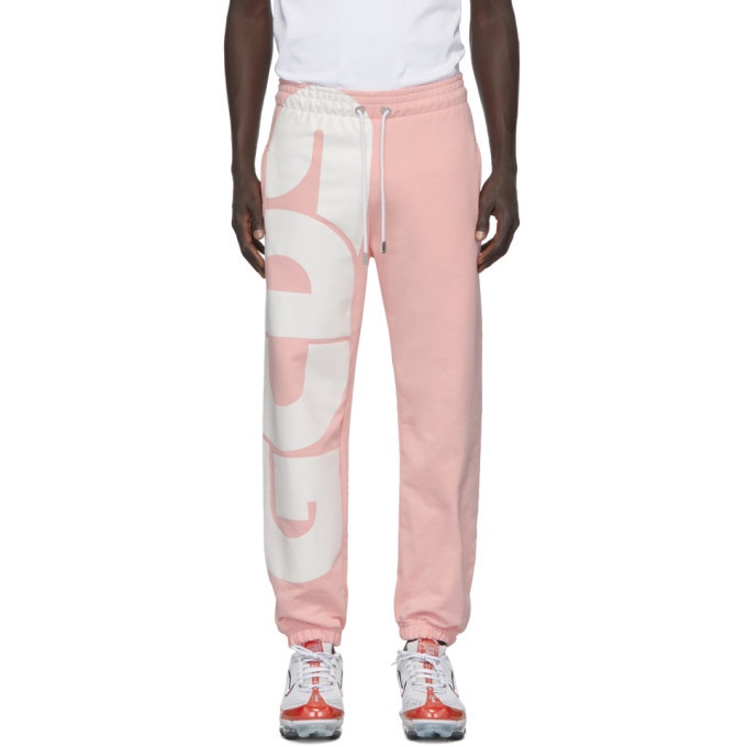 Photo: GCDS Pink Macro Logo Lounge Pants
