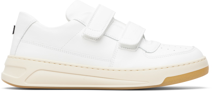 Photo: Acne Studios White Velcro Strap Sneakers