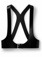 Alexander McQueen - Glossed-Leather Harness Belt - Black