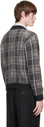 OUR LEGACY Gray Evening Polo Cardigan