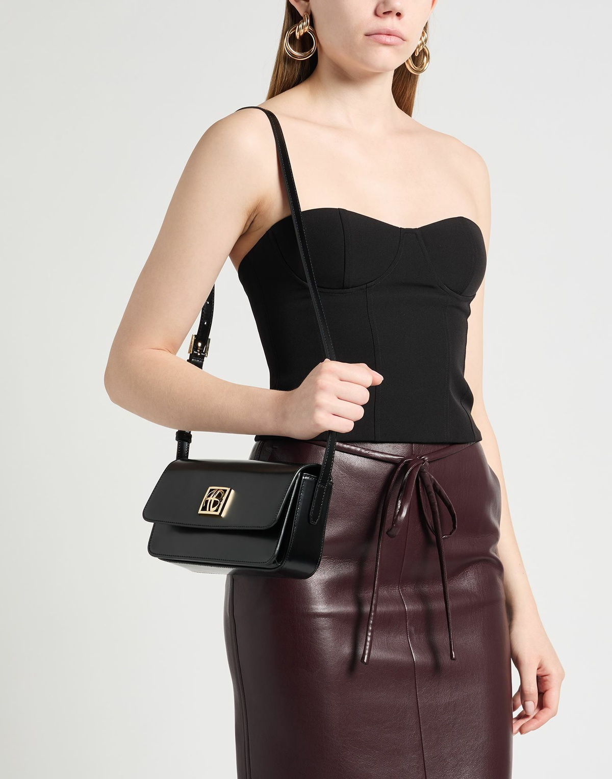 Anine Bing Womens Cross-body bag in Black