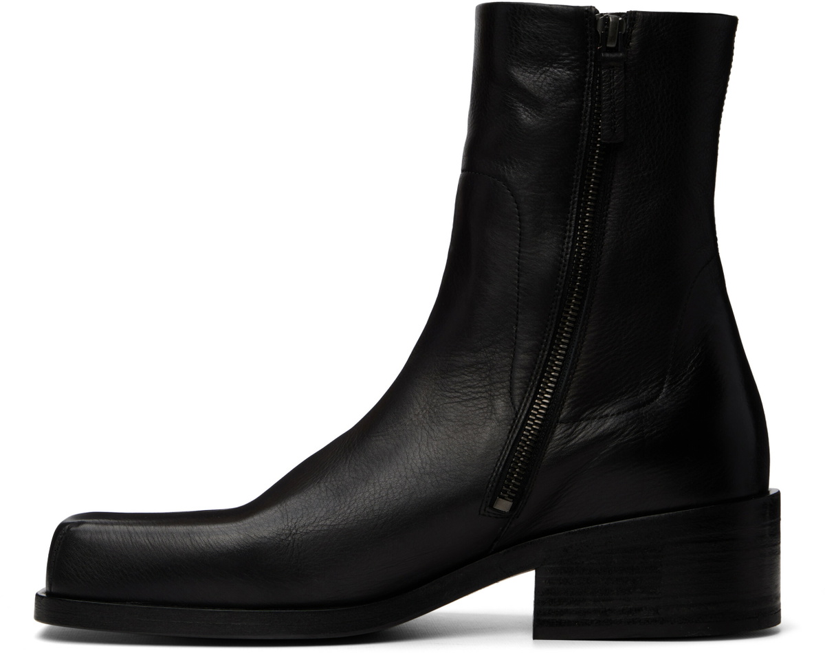 Marsèll Black Cassello Ankle Boots