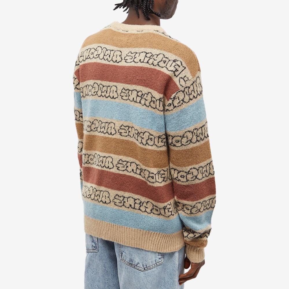 Fucking Awesome Men's Inverted Wanto Crew Knit in Tan/Multi