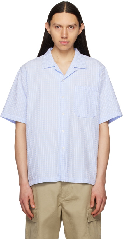 Photo: Universal Works Blue Relaxed Shirt