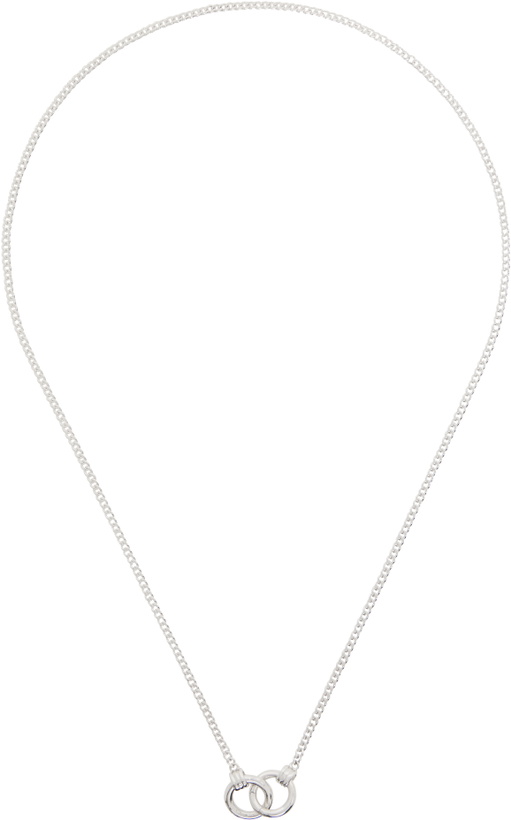 Photo: Pearls Before Swine Silver Dbl Blod Pendant Necklace