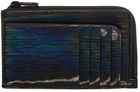 Alexander McQueen Multicolor Iridescent Zip Card Holder