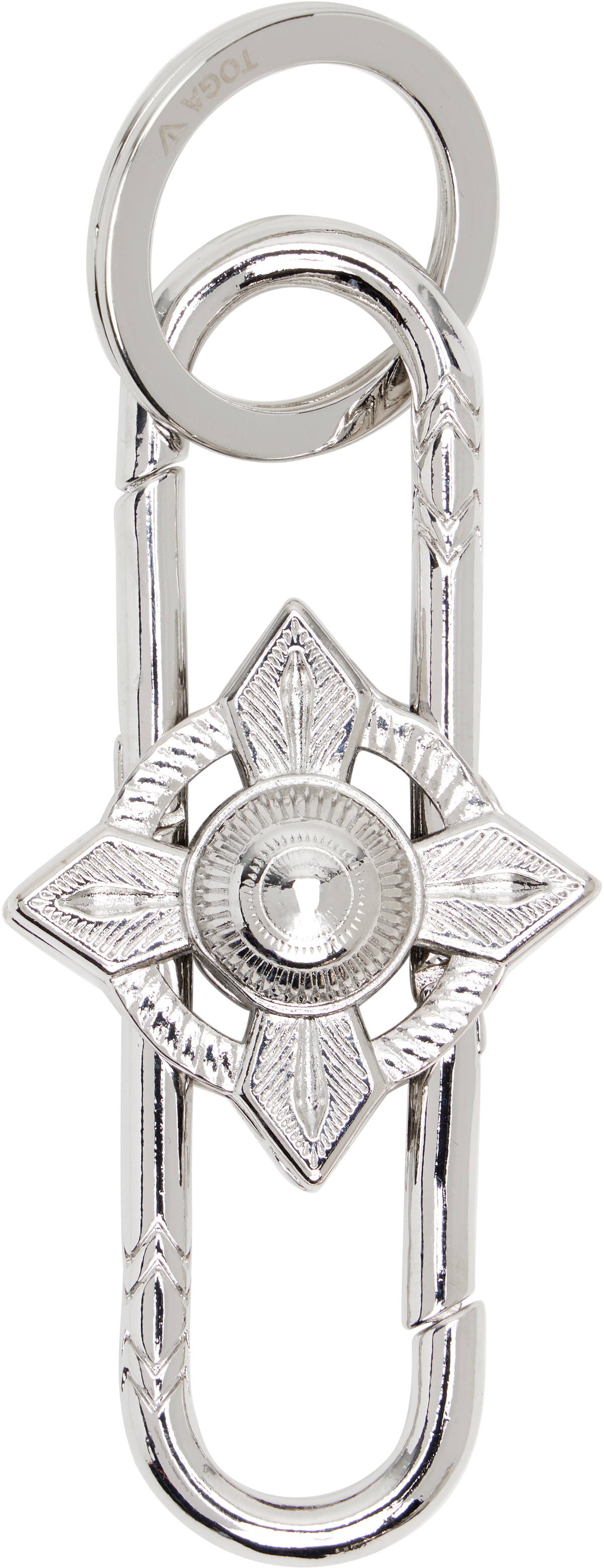 Toga Virilis Silver Metal Keychain