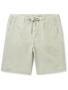 Loro Piana - Straight-Leg Cotton and Linen-Blend Drawstring Bermuda Shorts - Neutrals