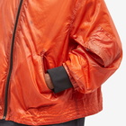 Our Legacy Men's Luft Nylon Jacket in Eld Rubberized Nylon