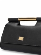 DOLCE & GABBANA Sicily Elongated Leather Top Handle Bag