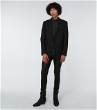 Saint Laurent - Skinny-fit stretch leather pants