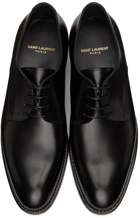 Saint Laurent Black Leather Simon Derbys