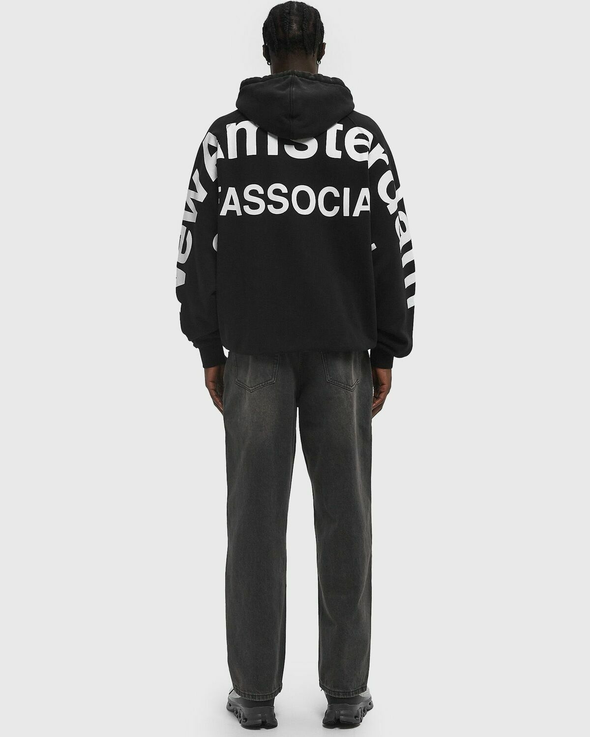 New Amsterdam LOGO LINE HOODIE pink Mens Hoody