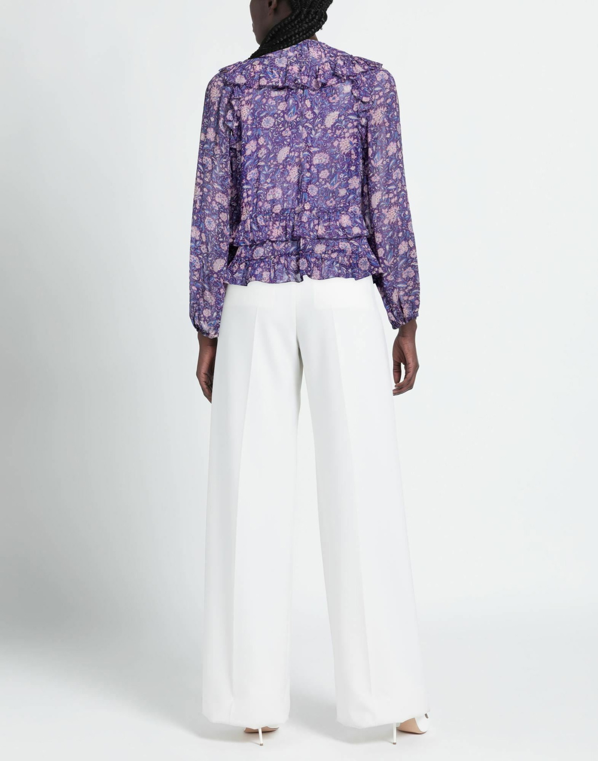 Maje Womens Shirt in Purple