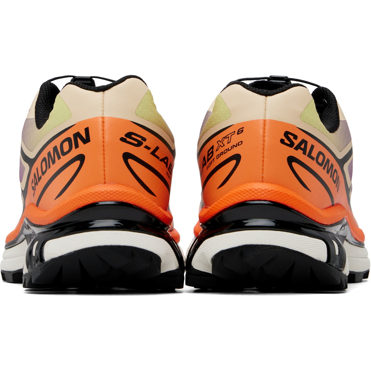 Salomon Orange & Purple XT-6 Sneakers