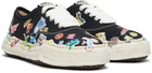 Maison MIHARA YASUHIRO Black 'Baker' OG Sole Sticker Canvas Sneakers