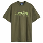 Lo-Fi Men's Inventory T-Shirt in Army