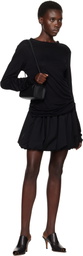 AARON ESH Black Satin Trim T-shirt
